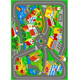 Alfombra Infantil Frize Mod Quiet Town 095x133 Mt