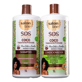 Shampoo E Condicionador Salon Line Sos Coco Trat Profundo 1l