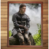 Vikings Poster Ivar Enmarcado En Cuadro Vidriado