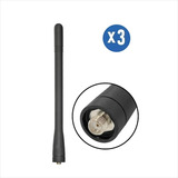 Pack 3 Antena Vhf Para Radios Kenwood, Tk-2202 Tk-2302 Etc