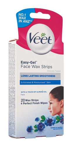 Veet Bandas Depilatorias Faciales Piel Sensible Caja 20uds