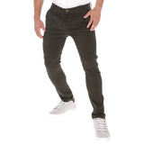 Pantalones Casuales Para Hombre De Gabardina Stretch 