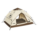 Joyfox Barraca Camping Acampamento Automático Dois 4/5 Pessoas Bege