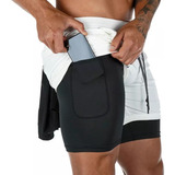 Xik Pantalón Corto Para Hombre 2x1 Con Bolsillo Oculto