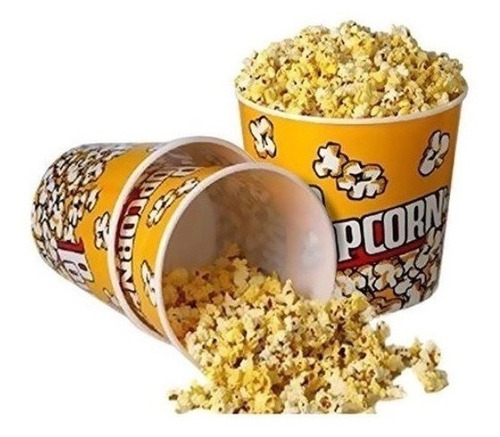 Set 2 Vasos Balde De Cabritas O Popcorn 85 Oz 19x15