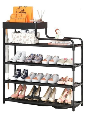 Organizador Multifuncional Rack Recibidor Zapatero 5 Niveles