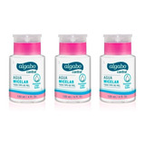 Agua Micelar Algabo Todo Tipo De Piel X 120 Ml X 3 Unidades