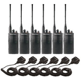 6 Pack De Motorola Rdu4100 Radio De Dos Vías Walkie Talkies 