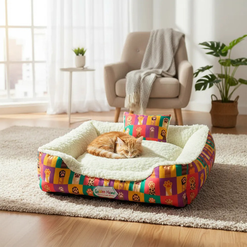 Caminha Pet Cachorro Gato 2pcs 60x60 Média Sherpa Zíper
