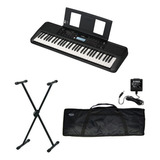 Yamaha Psr-e383 Teclado Digital 61 Teclas Con Funda Y Base