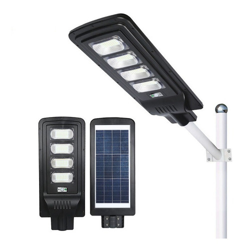 Luminaria Led 120w C/panel Solar Lampara Alumbrado Publico