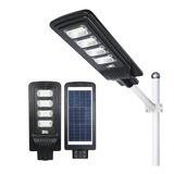 Luminaria Led 120w C/panel Solar Lampara Alumbrado Publico