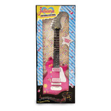 Juliana Guitarra Eléctrica Con Luz Y Sonido Sisjul062 Color Rosa