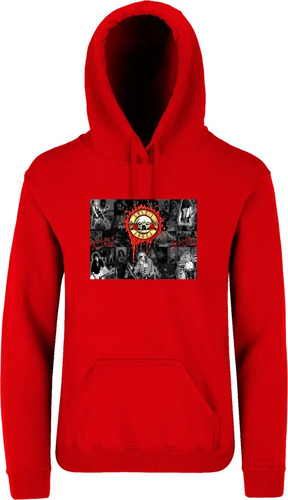 Sudadera Hoodie Guns And Roses Mod.0002 Elige Color