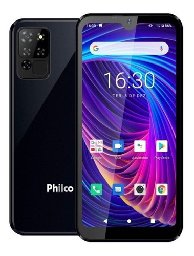 Lote 05 Smartphone Philco Hit P8 32gb/3gb Tela 6 Dark Blue