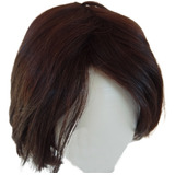 Peruca Wig Bi Chanel Castanho Liso Cabelo Humano Natural 