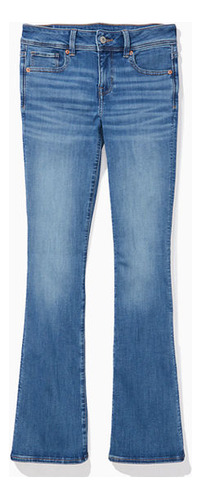 Jeans Ne(x)t Level Kick Bootcut Tiro Bajo Indigo Brillante