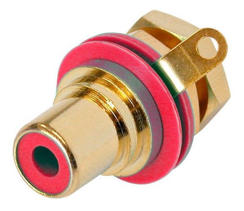 Ficha Rean Neutrik Nys367 Conector Rca Para Chasis Nys367-2