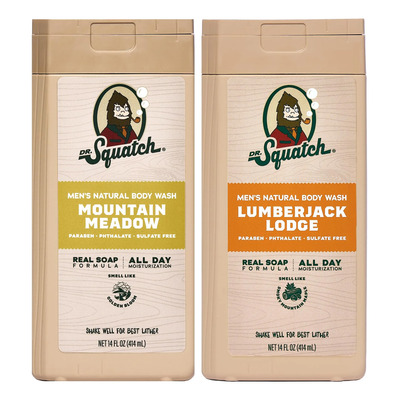 Gel De Ducha Natural Dr. Squatch Body Wash Para Hombre, 414