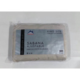 Sabana Ajustable King Size Microfibra Casa Nordica