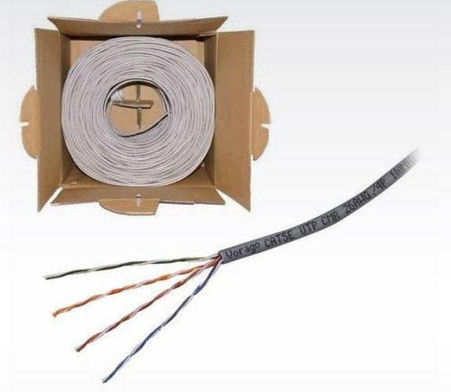 Bobina De Cable Vorago Cab-207 Utp Cat5e 305 Mts