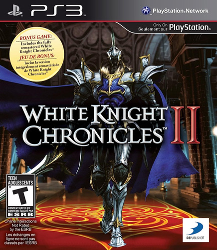 Sellado Ps3 White Knight Chronicles 2 Level 5 Nuevo Original