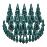 Árbol De Navidad En Miniatura Con Nieve Artificial, 105 Unid
