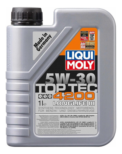 Aceite Liqui Moly Top Tec 4200