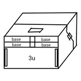 Case Rack Para 4 Bases Sem Fio + 3u Xr18