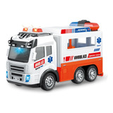 Juguete Auto Ambulancia Camión De Emergencia Con Sonido Luz