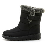 Botas De Nieve Impermeables Cálidas De Invierno Para Mujer