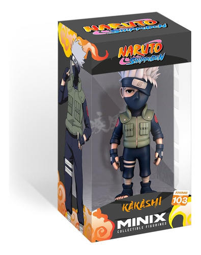 Minix Kakashi Naruto Shippuden Figura Coleccion Niños 12cm