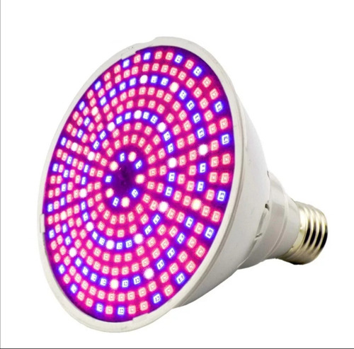 Lámpara Foco Led De Espectro Completo Para Cultivo 48 Leds!