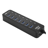 Encaixe De Carregamento Rápido Usb Splitter De 7 Portas 3.0