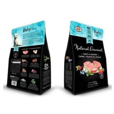 Alimento Seco Cachorro Perro Natural Gourmet Sabor Carne Frutos Bosque 15 Kg