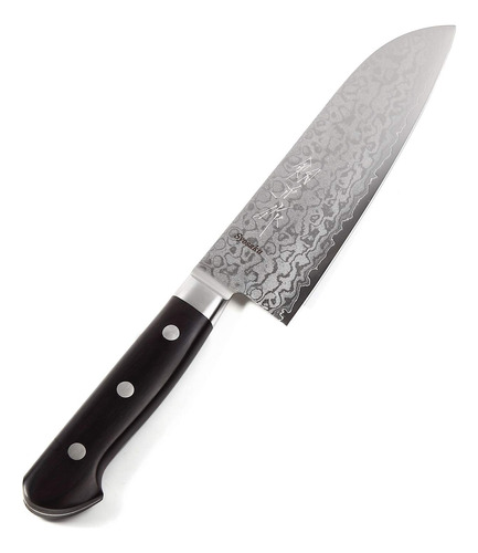 Syosaku Cuchillo De Chef Japones Multiusos Sombreado Damasco