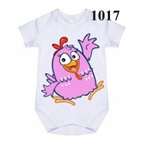 Roupa De Bebê Body Personalizado Galinha Pintadinha Cód-1017