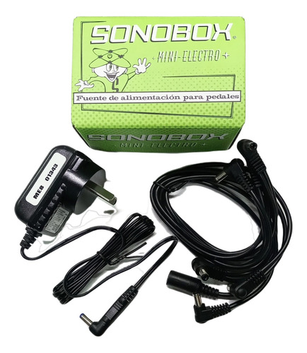 Sonobox Mini Electro Fuente Alimentación 6 Pedales 