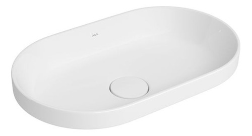 Bacha De Baño Superponer Deca Slim L.24050.17 Blanco Brillo 