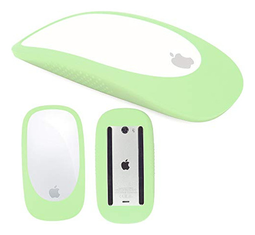 Protector De Silicona Para Mouse Magic Mouse 1/2 Verde Match