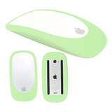 Protector De Silicona Para Mouse Magic Mouse 1/2 Verde Match