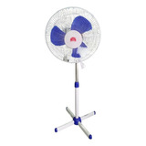 Ventilador Pedestal Silencioso 16 3 Aspas Color De La Estructura Blanco Color De Las Aspas Azul Diámetro 16 Cm Frecuencia 50 Hz Material De Las Aspas Plástico