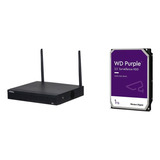 Kit Nvr Ip Wifi 8 Dahua H.265+ +disco 1tb Purple Wd