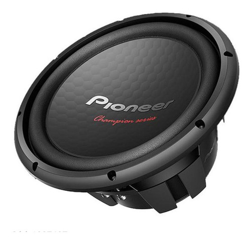 Subwoofer Pioneer Ts-w S4 312 Cara Preta 1600w