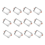 Pack 12 Bandeja Horno Acero Inoxidable 50x35x4,8cm