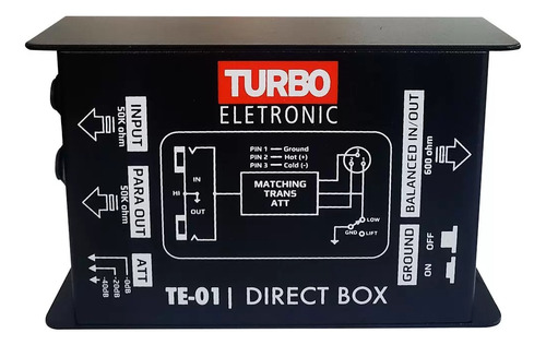  Direct Box Passivo Turbo Eletronic Te-01