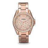 Reloj Fossil Acero Dama Es2811 Oro Rosa 100% Original