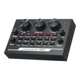 V8ii Live Sound Card Bt Acompanhamento De Áudio Mixer