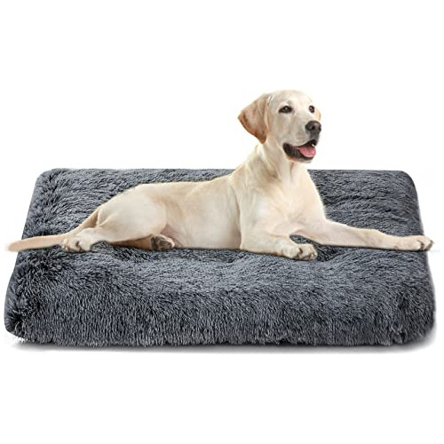 Cama Jaula De Perros, Suave Y Cómoda, Lavable, Gris Os...