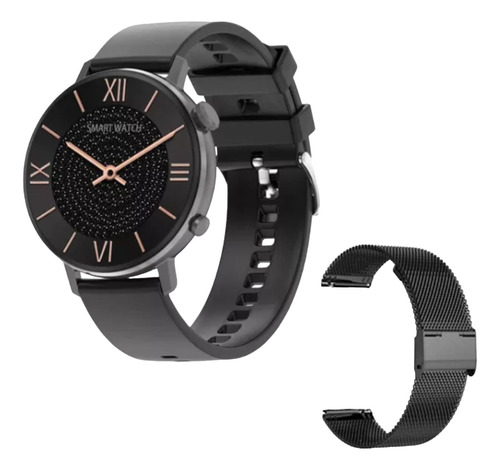 Reloj Inteligente Smartwatch Dt 88 Max Doble Malla Negro Hd